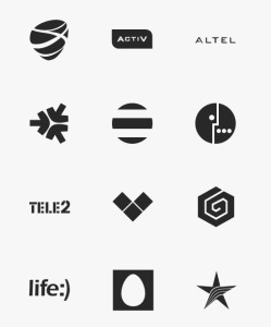 12 Mobile Providers Icons PSD