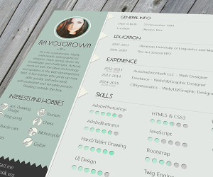 Mint CV Design