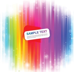 Rainbow Bubbles Background Vector 03