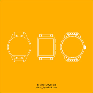 Smart Watch Vector Set