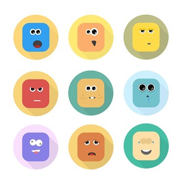 Emotion Character Icons Sketch