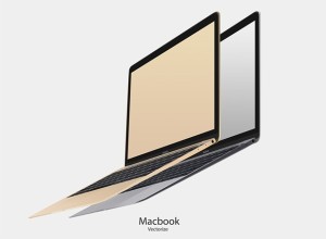 MacBook Vectorize PSD