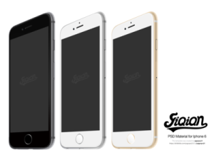 3 iPhone 6 Templates PSD