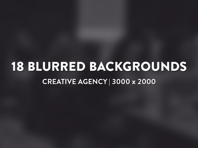 18 Blurred Backgrounds Pack