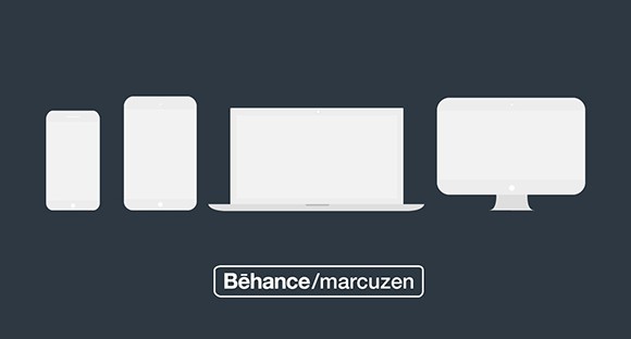 Apple Products Mockups Vector