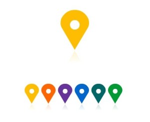 Location Map Pins Vector