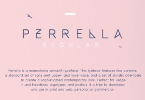 Perrella Typeface