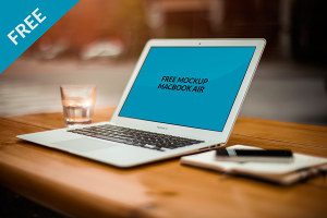 MacBook Air Mockup PSD