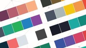 25 Flat Color Palette Vector