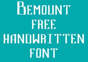 Bemount Font