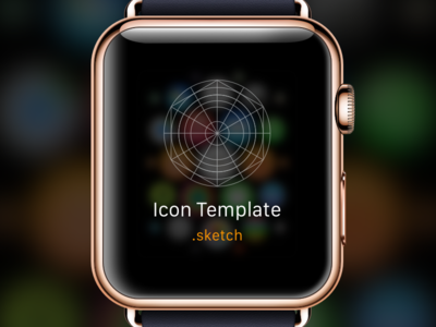 Apple Watch Icon Template Sketch