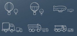 28 Transport Icons Vector