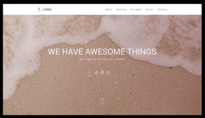 Unika - One Page Website PSD Template