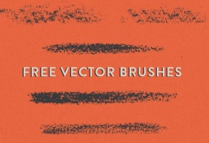 5 Halfstone Brushes Vector