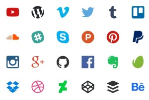 40 Social Medias (Vector & SVG)