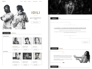 IDILI Landing Page Template PSD