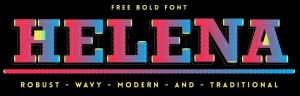 Helena Vector Bold Font