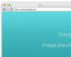 Chrome Browser On OS X Mockup
