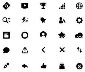 25 PSD Solid Icons