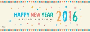 Happy New Year 2016 Banner Vector