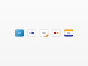 5 Minimal Credit Card Icons For Sketch