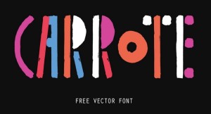 Carrote Vector Font