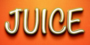 Juice Photoshop Text Effect