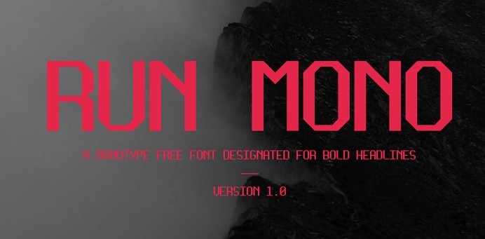 Run Mono Typeface