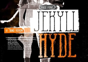 JEKYLL HYDE Vector Font