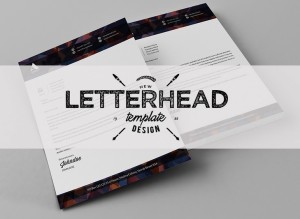 Modern Letterhead Template PSD