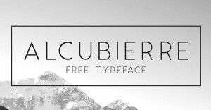 Alcubierre Typeface