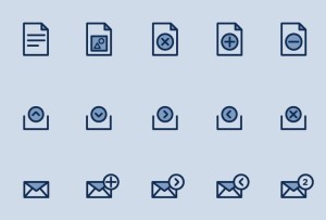 15 Document Icons Vector