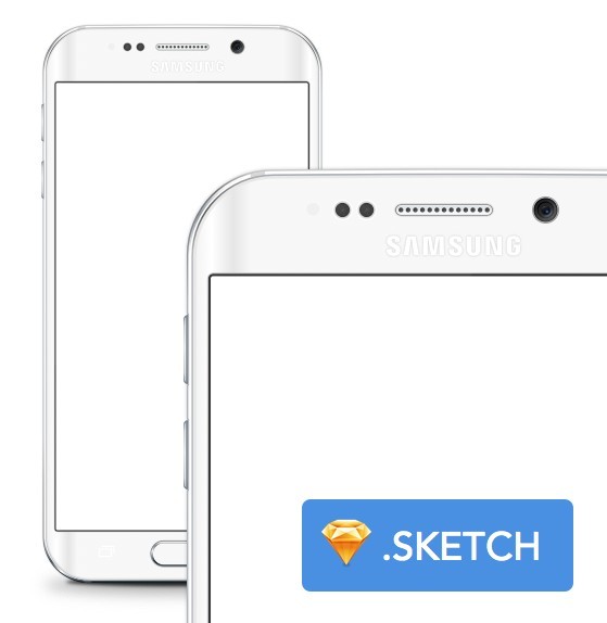 Galaxy S6 Edge Sketch Template