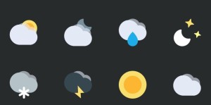 8 Minimal Weather Icons For Sketch