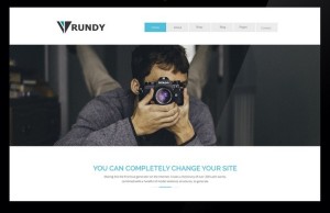 RUNDY Business Website Home Template PSD