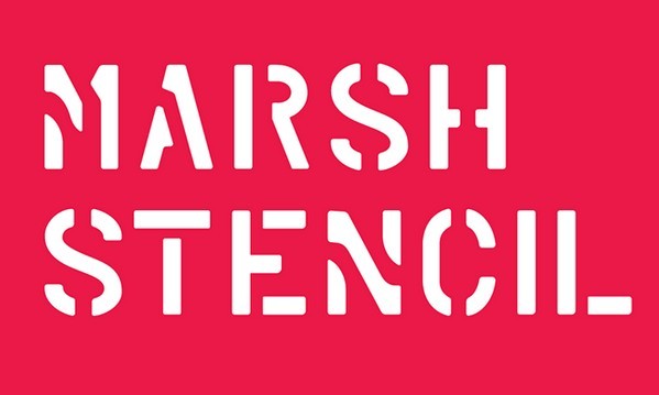 MARSH STENCIL Font