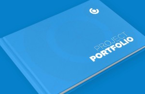 Blue Hardcover Book Mockup PSD