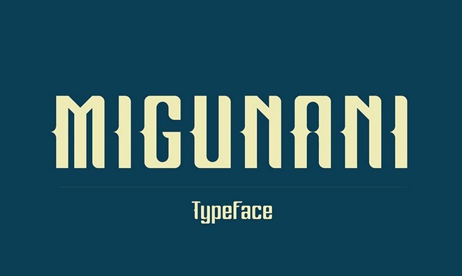 Migunani Typeface