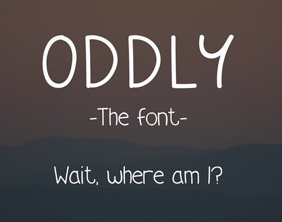 Oddly Font