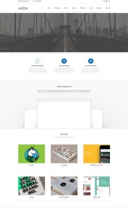 Velox Simple Clean Web Template PSD