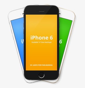 iPhone 6 Vector Mockups (3 Colors)