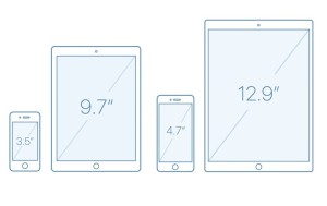 iPhone and iPad Outline Mockups For Sketch