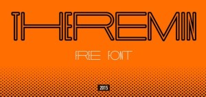 THEREMIN Font