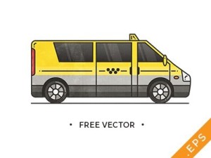 Taxi Car Vector