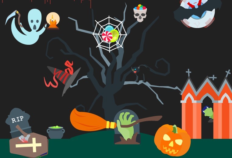 20 Halloween Holiday Icons Vector