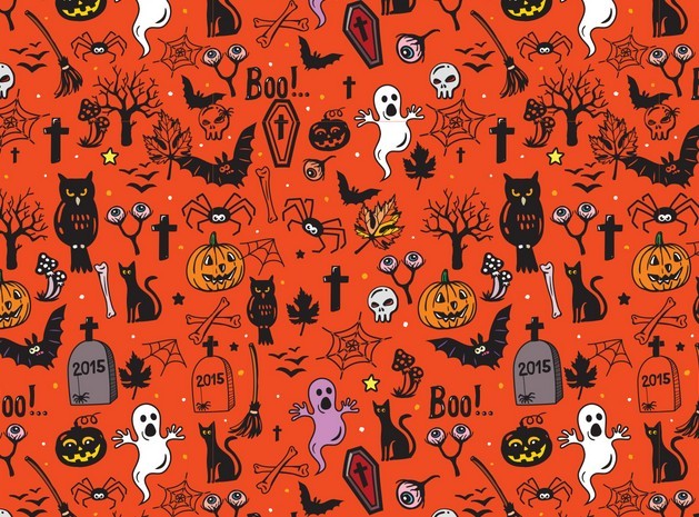 Vector Happy Halloween Pattern