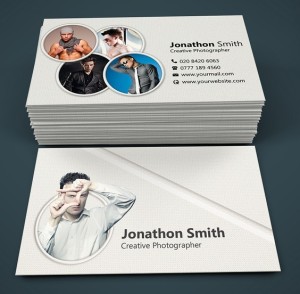 Modern Photography Business Card Templates PSD