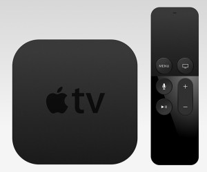 Apple TV + Remote Template PSD