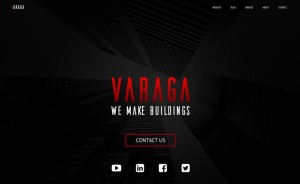 Varaga Responsive One Page Template PSD