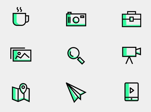 25 Vector Line Icons